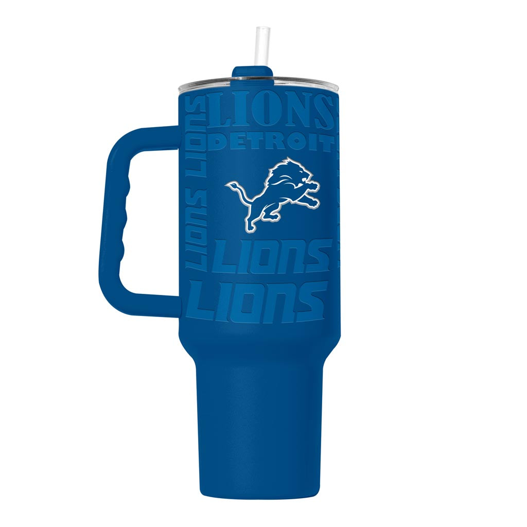 NFL Detroit Lions Logo Brands 40oz Replay Tumbler - Blue