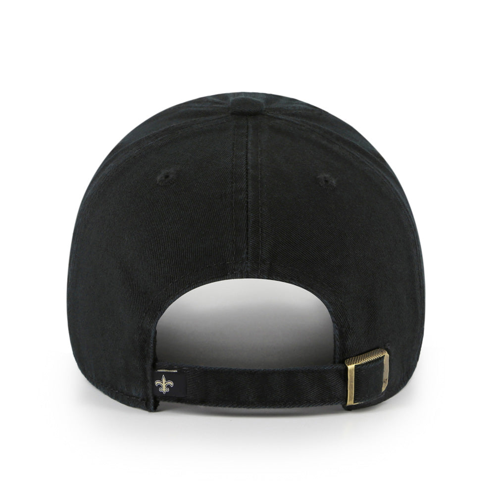 NFL New Orleans Saints &#39;47 Brand Clean Up Hat - Black