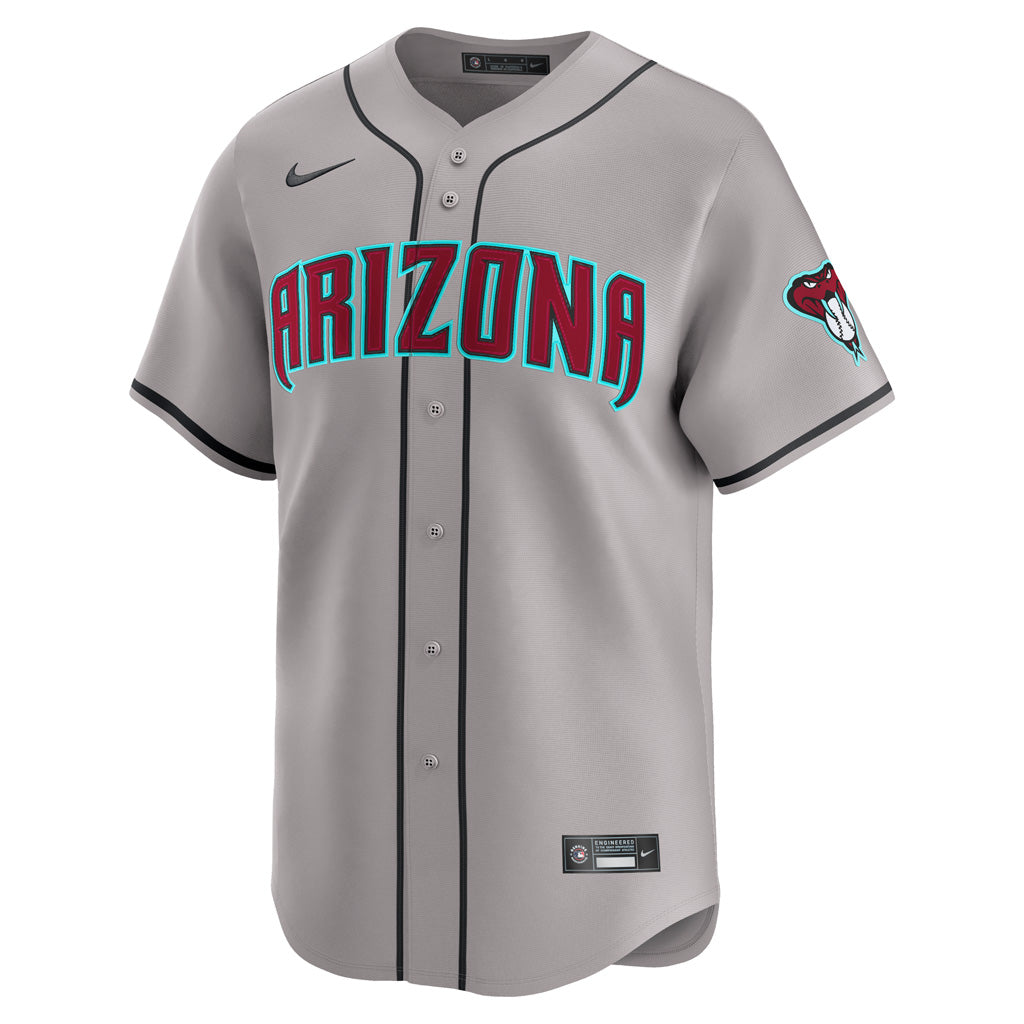 MLB Arizona Diamondbacks Nike Road Limited Jersey - Gray