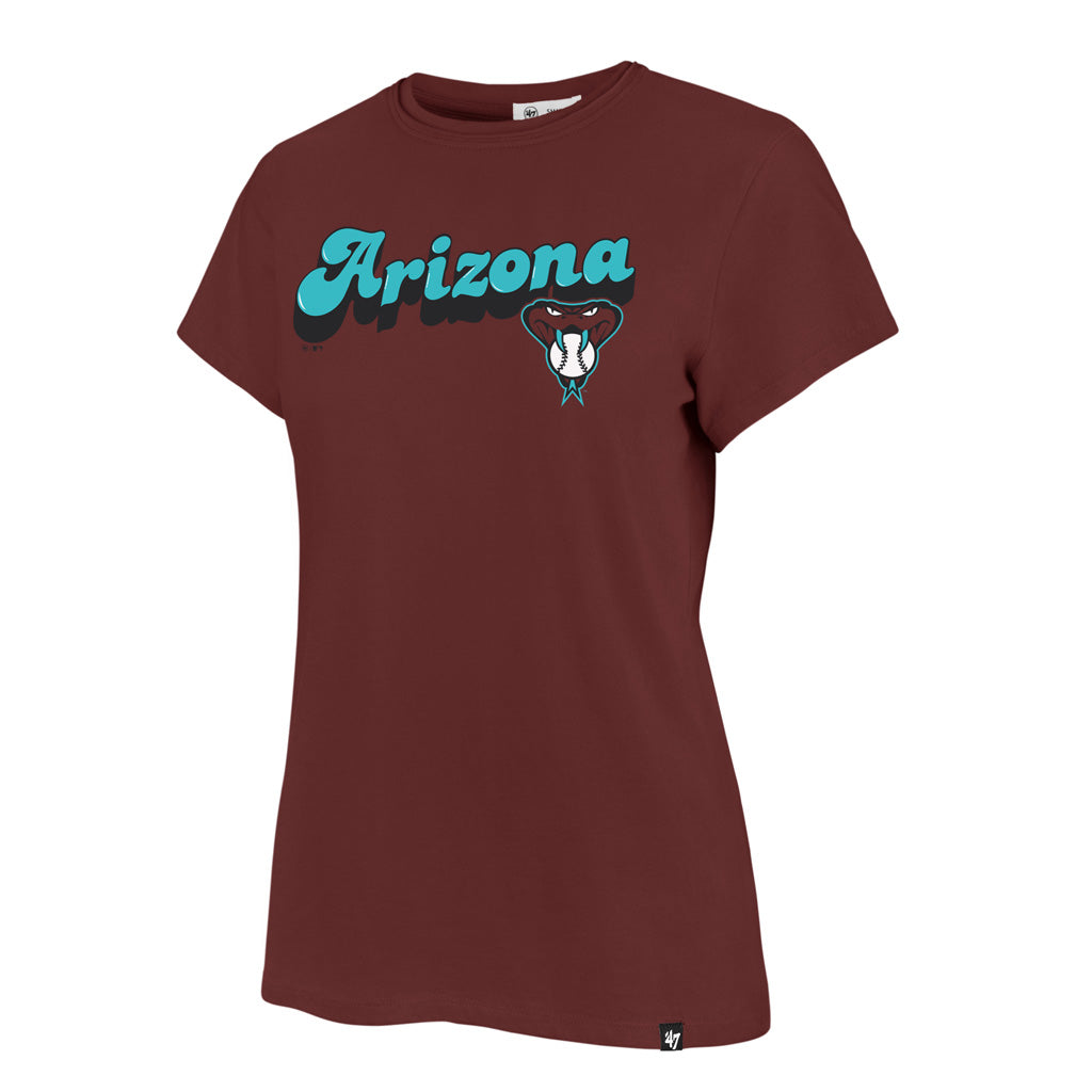 MLB Arizona Diamondbacks Women's '47 Mystic Frankie T-Shirt - Red
