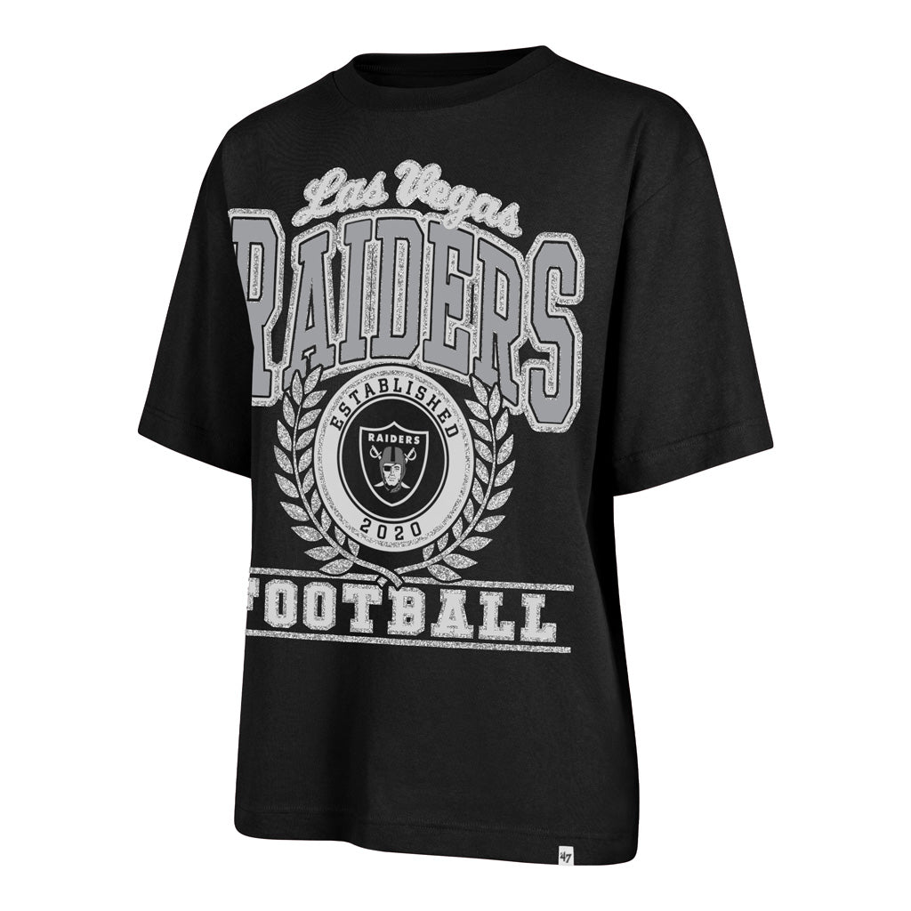 NFL Las Vegas Raiders Women's '47 Ring True Foundation T-Shirt - Black