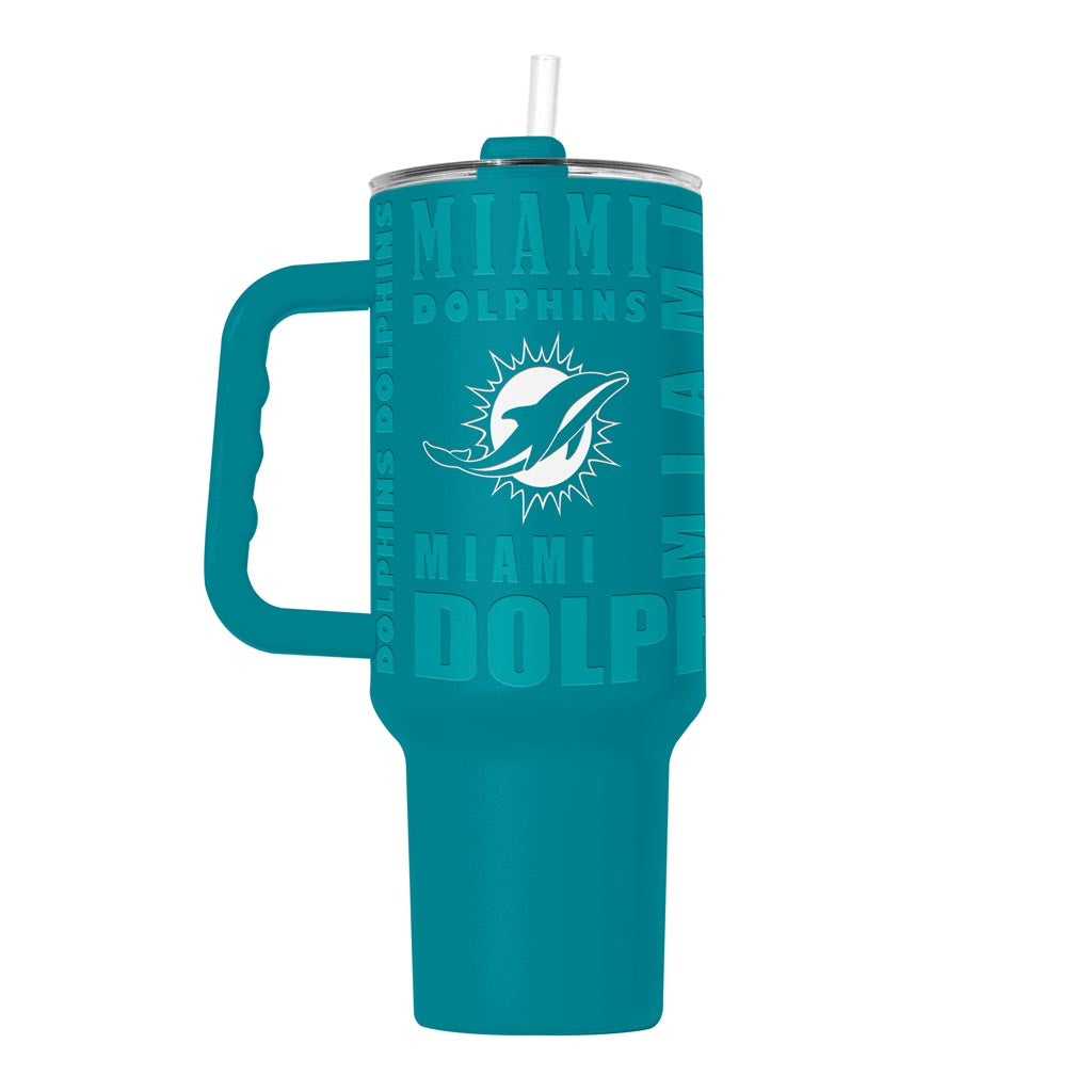 NFL Miami Dolphins Logo Brands 40oz Replay Tumbler - Teal