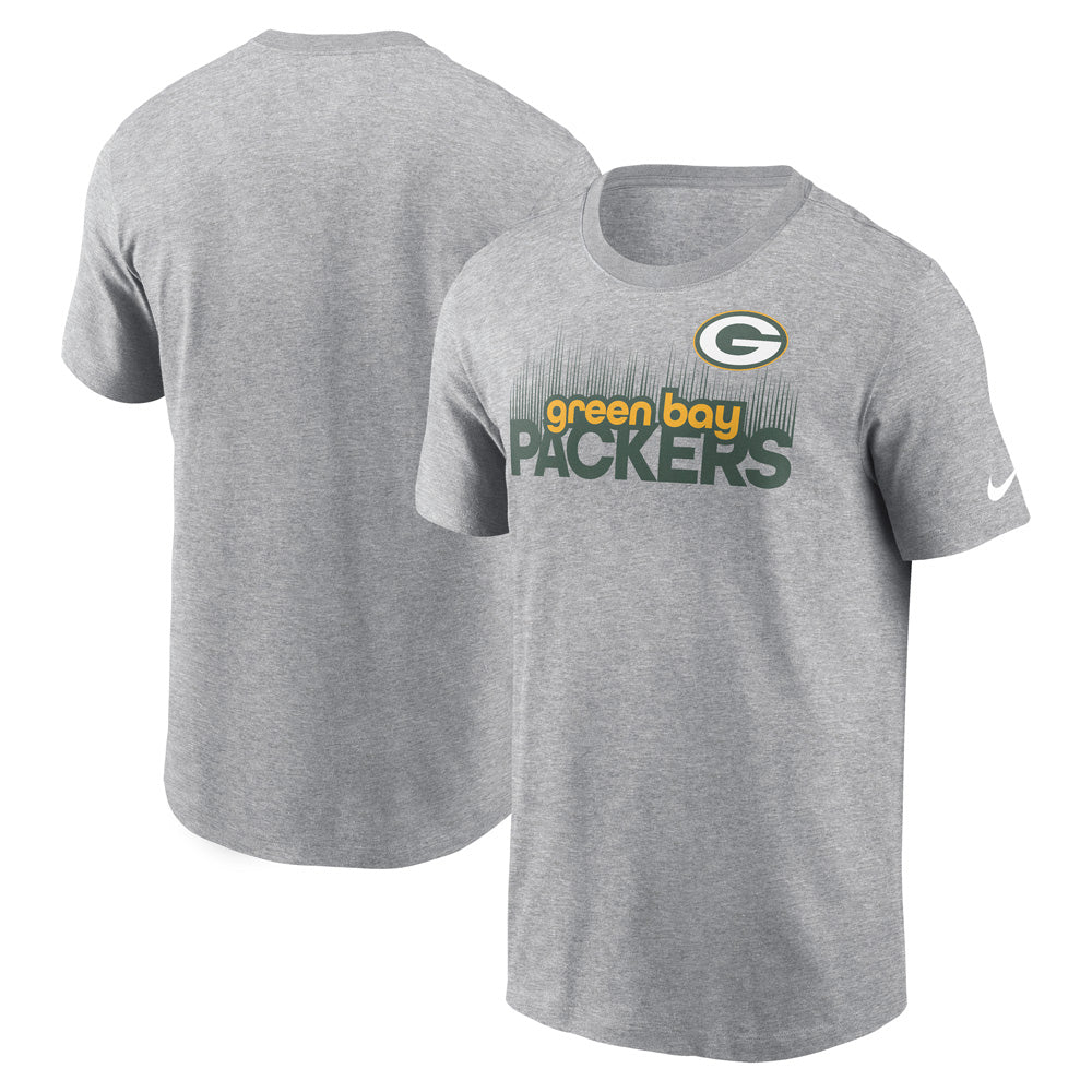 NFL Green Bay Packers Nike Local Essential T-Shirt - Heather Gray