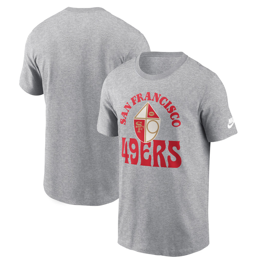 NFL San Francisco 49ers Nike Groove Essential T-Shirt - Gray