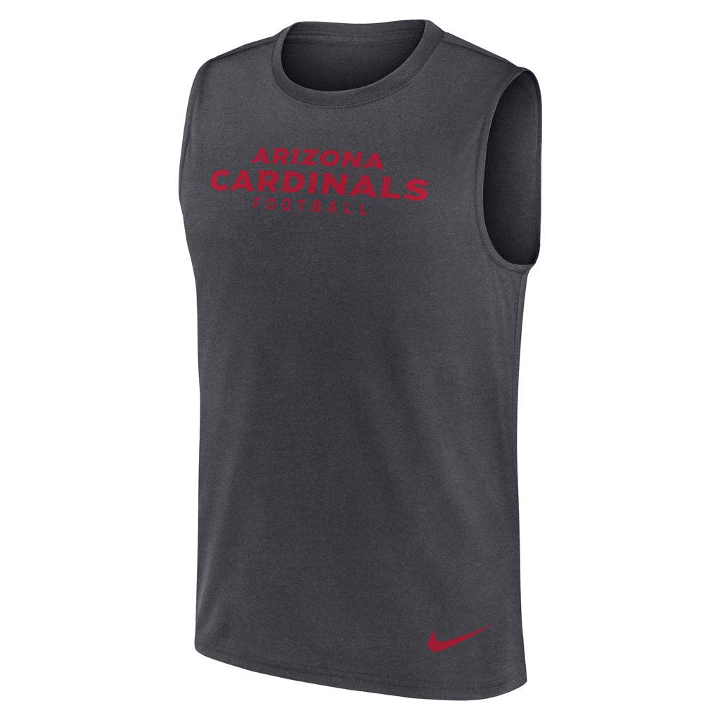 NFL Arizona Cardinals Nike Legend Muscle Tank Top - Charcoal