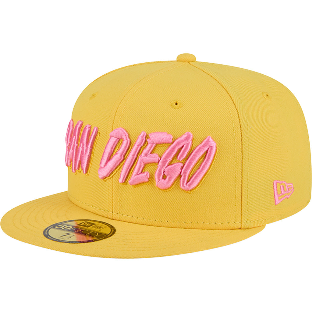 MLB San Diego Padres New Era City Connect Fan Pack 59FIFTY Fitted Hat - Yellow