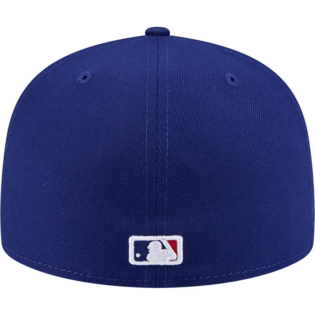 MLB Los Angeles Dodgers New Era State Stitch 59FIFTY Fitted Hat - Blue