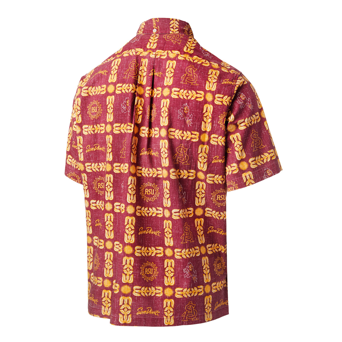 NCAA Arizona State Sun Devils Reyn Spooner Floral Button Up Shirt - Maroon