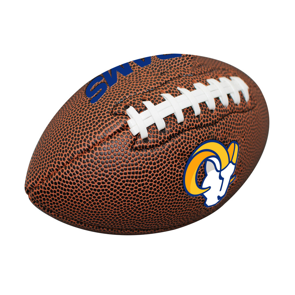 NFL Los Angeles Rams Logo Brands Mini Composite Football - Brown