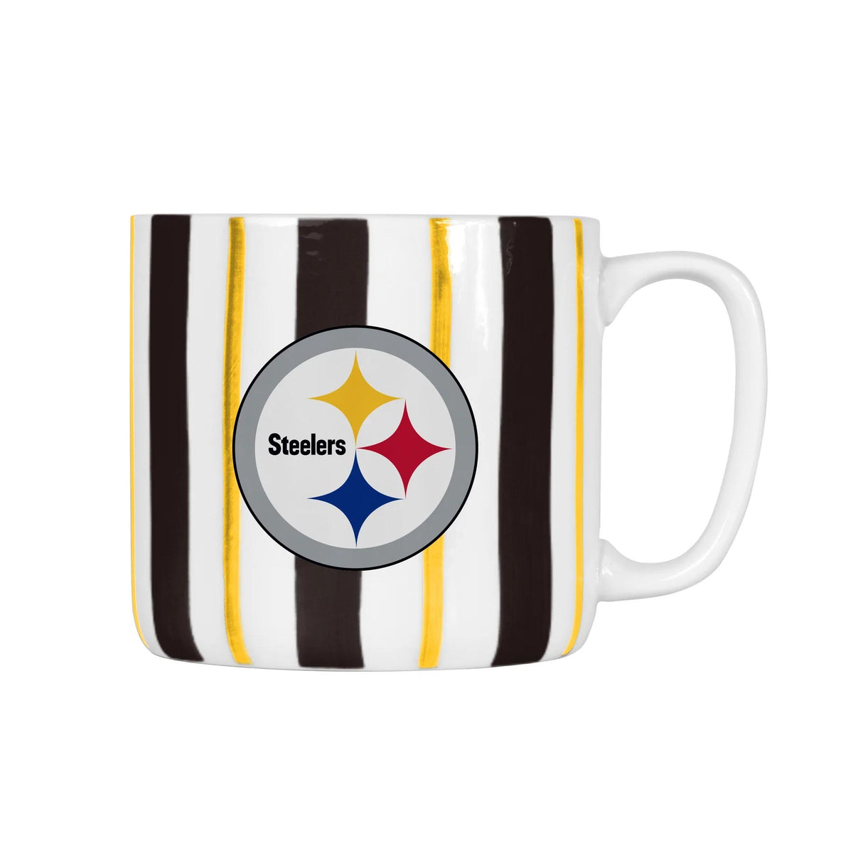 NFL Pittsburgh Steelers Logo Brands 16oz Brush Strike Mug