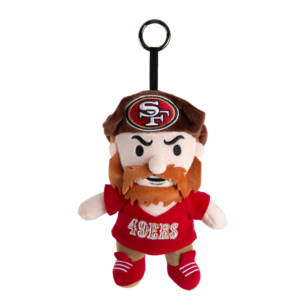 NFL San Francisco 49ers Logo Brands Huddle Bud Keychain