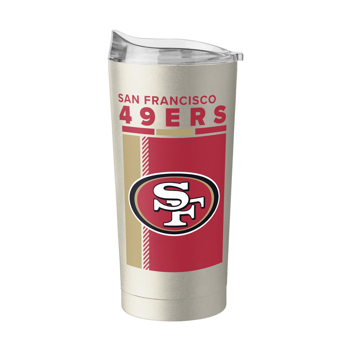 NFL San Francisco 49ers Logo Brands Poster 20oz Tumbler