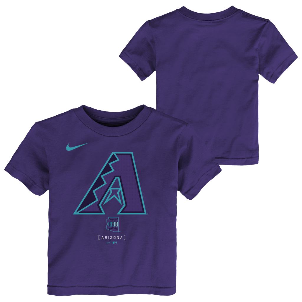 MLB Arizona Diamondbacks Toddler Nike 2025 City Connect Logo T-shirt - Purple