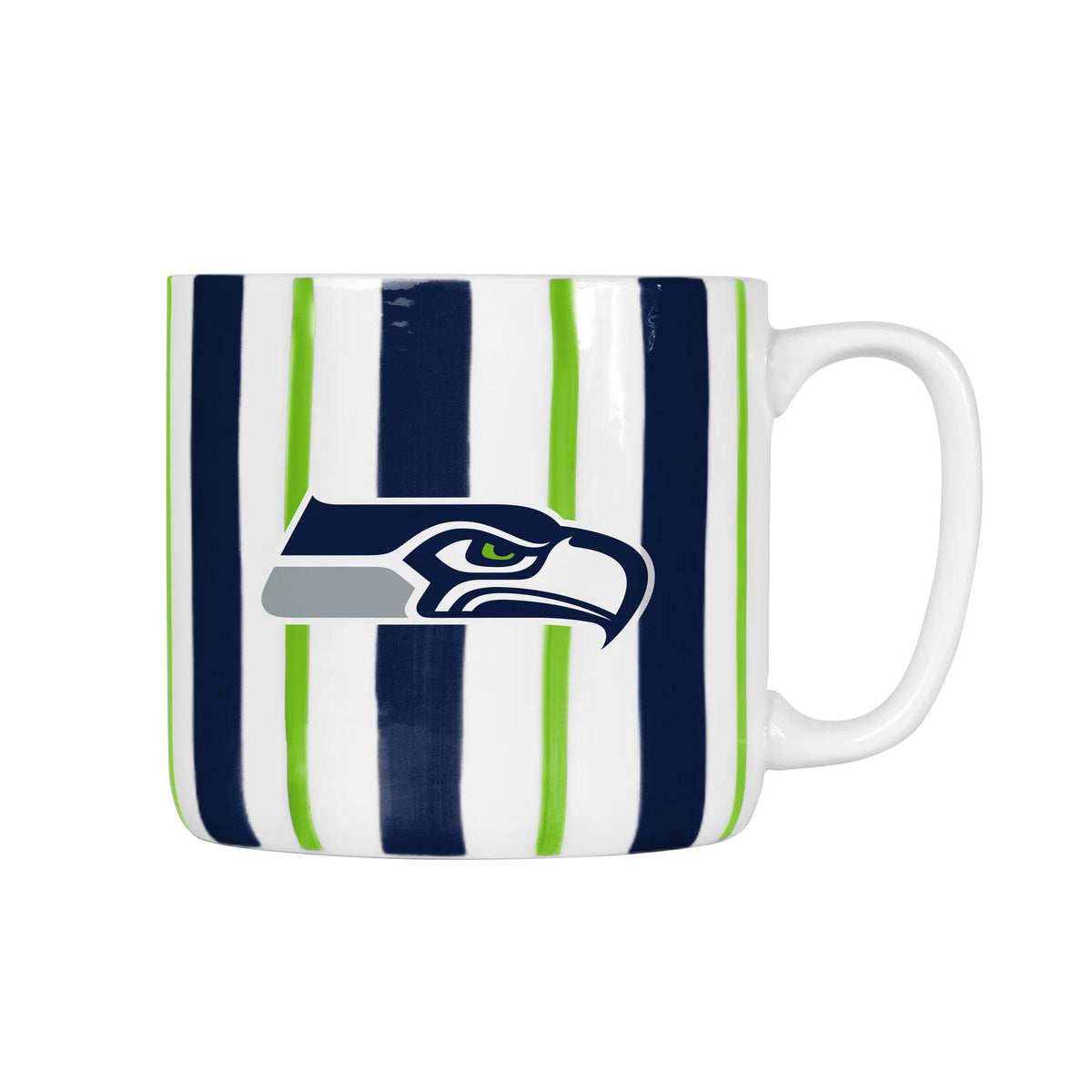 NFL Seattle Seahawks Logo Brands 16oz Brush Stroke Mug