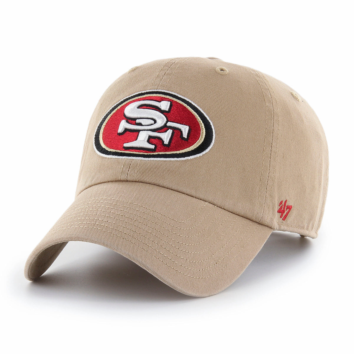 NFL San Francisco 49ers '47 Clean Up Adjustable Hat - Khaki