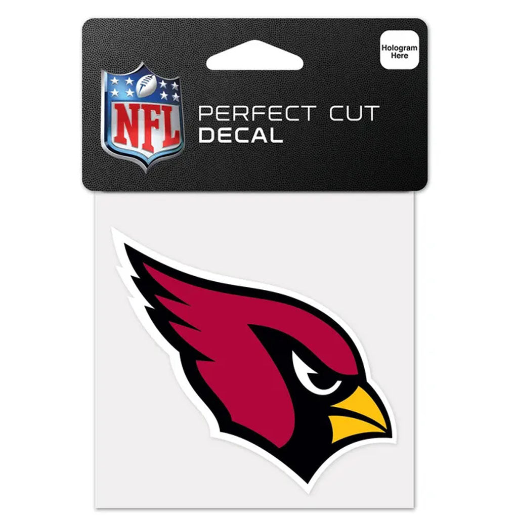 NFL Arizona Cardinals WinCraft Primary 4x4 Perfect Cut Decal