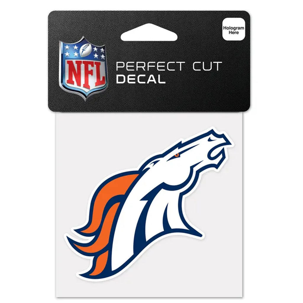 NFL Denver Broncos WinCraft Primary 4x4 Perfect Cut Decal