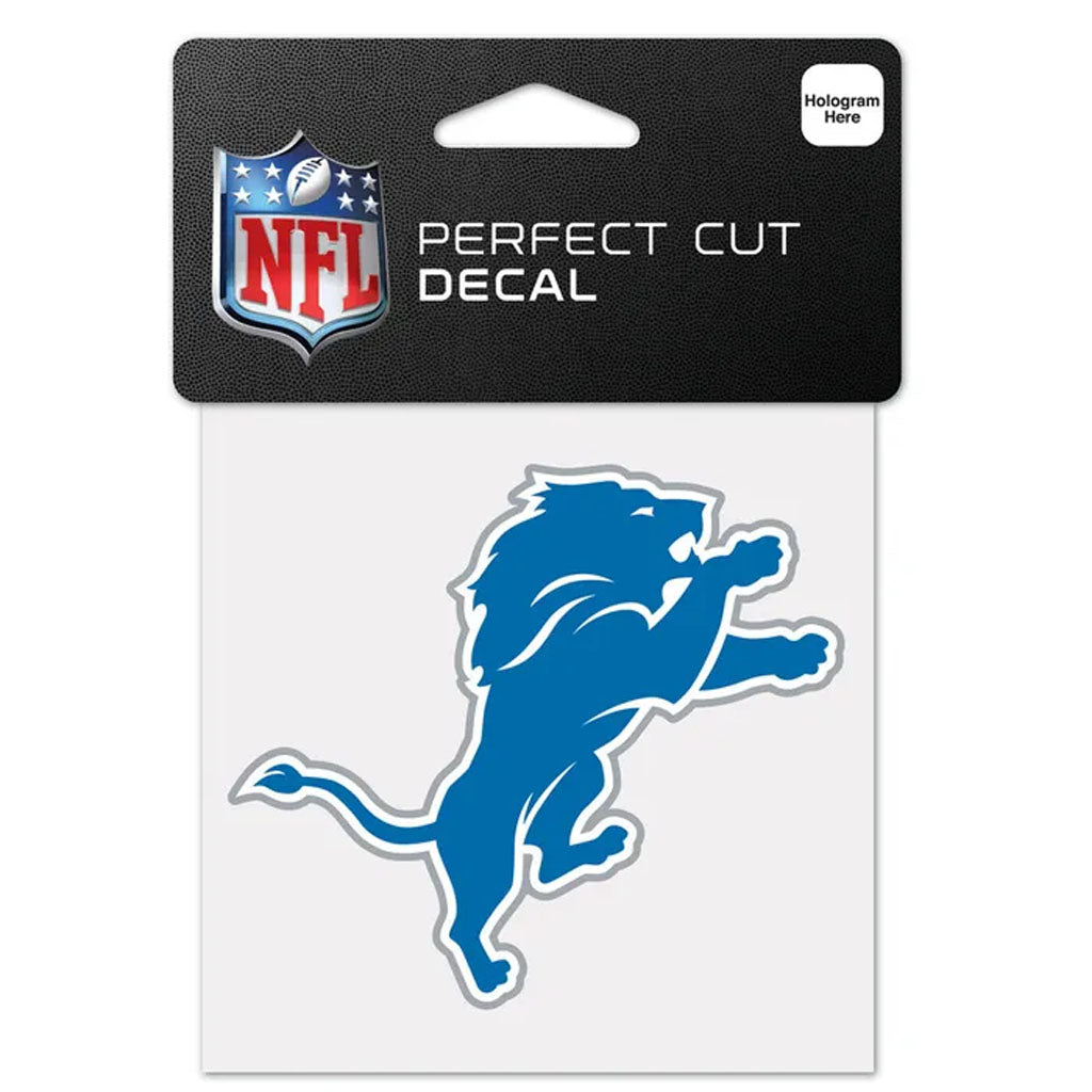 NFL Detroit Lions WinCraft Primary 4x4 Perfect Cut Decal