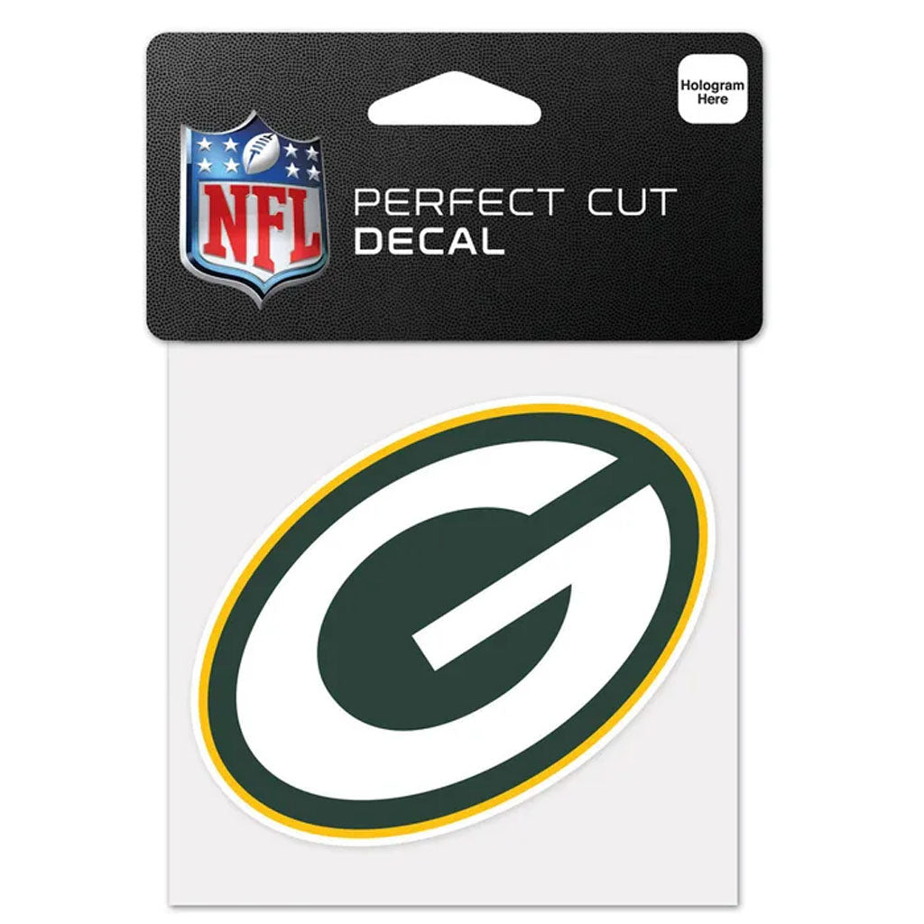 NFL Green Bay Packers WinCraft Primary 4x4 Perfect Cut Decal