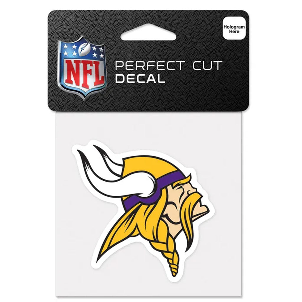 NFL Minnesota Vikings WinCraft Primary 4x4 Perfect Cut Decal