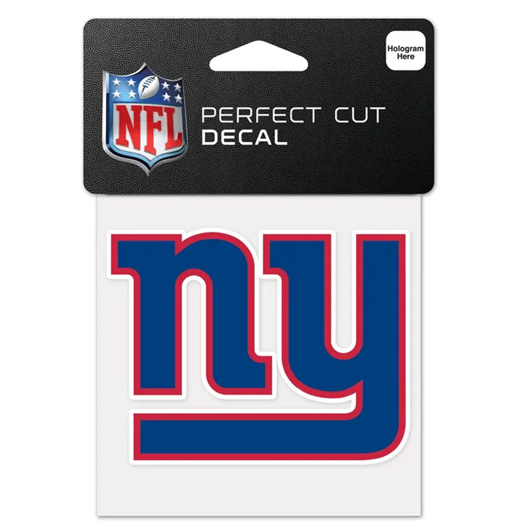NFL New York Giants WinCraft Primary 4x4 Perfect Cut Decal
