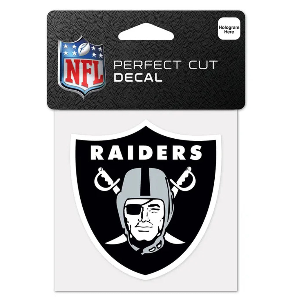 NFL Las Vegas Raiders WinCraft Primary 4x4 Perfect Cut Decal