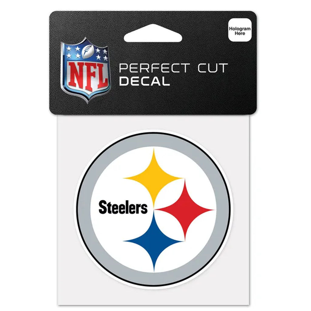 NFL Pittsburgh Steelers WinCraft Primary 4x4 Perfect Cut Decal