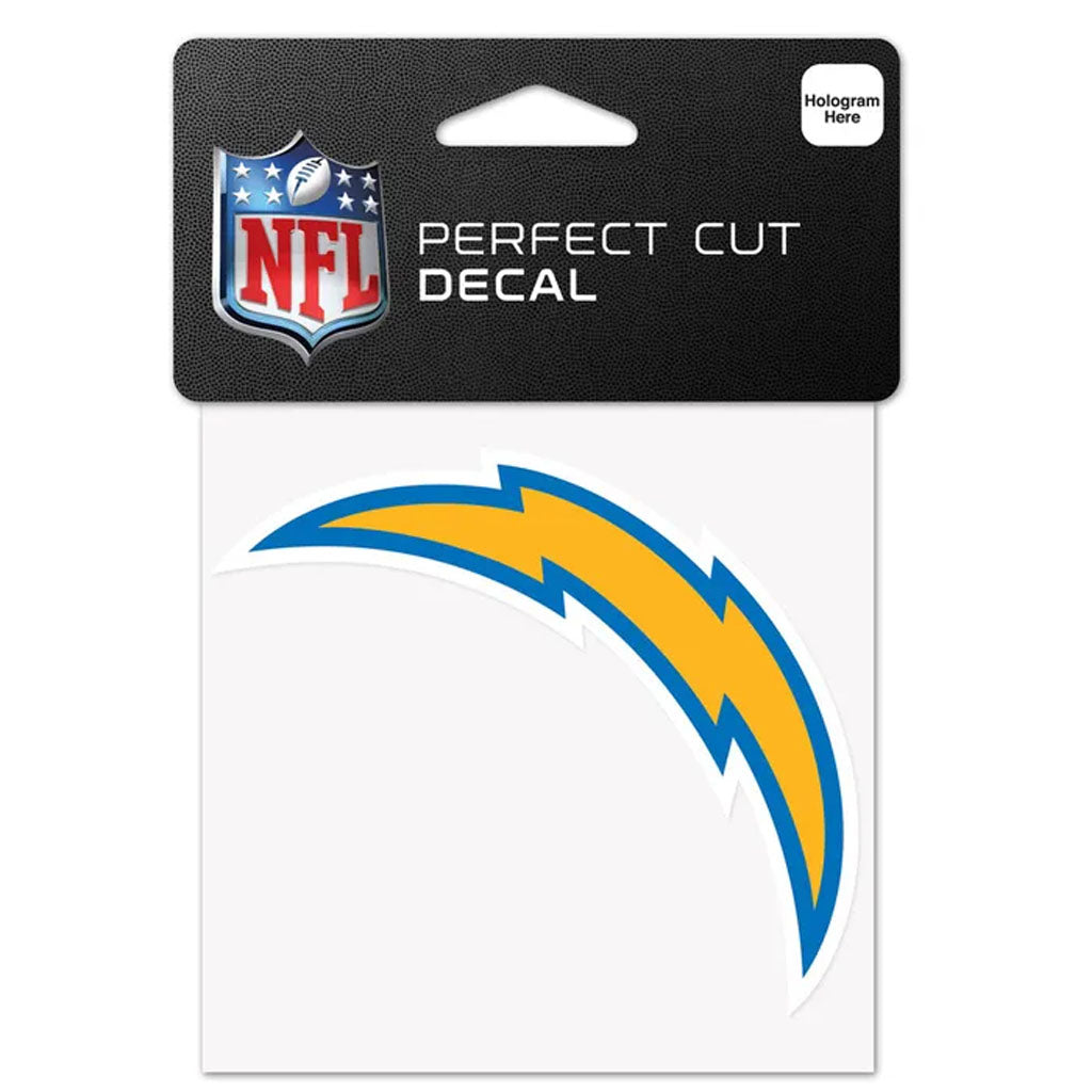 NFL Los Angeles Chargers WinCraft Primary 4x4 Perfect Cut Decal