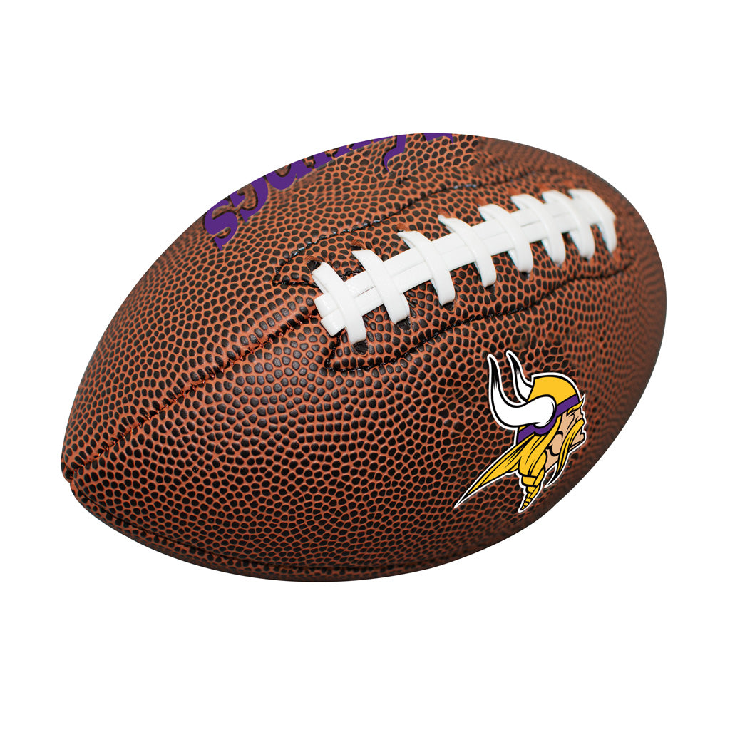 NFL Minnesota Vikings Logo Brands Mini Composite Football - Brown