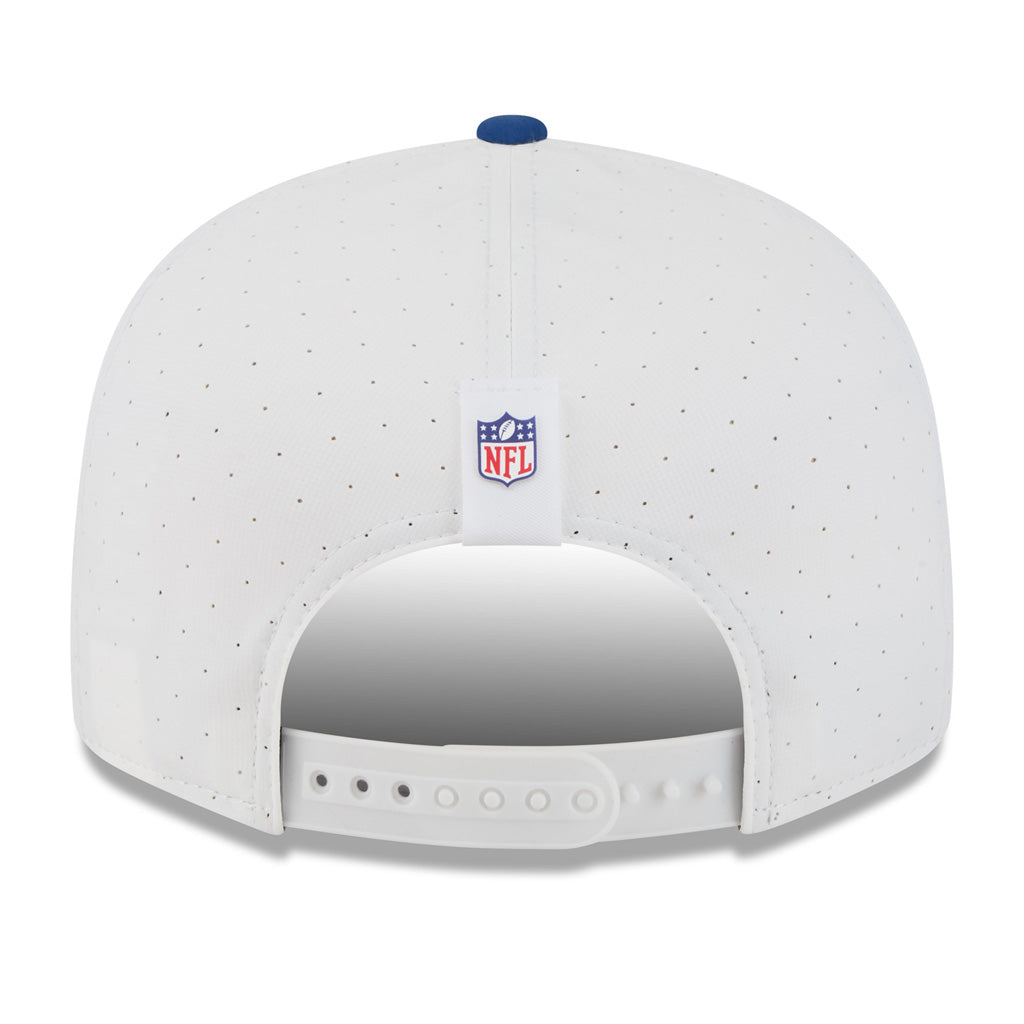 NFL Indianapolis Colts New Era 2025 Training 9FIFTY Split Panel Snapback Hat - White