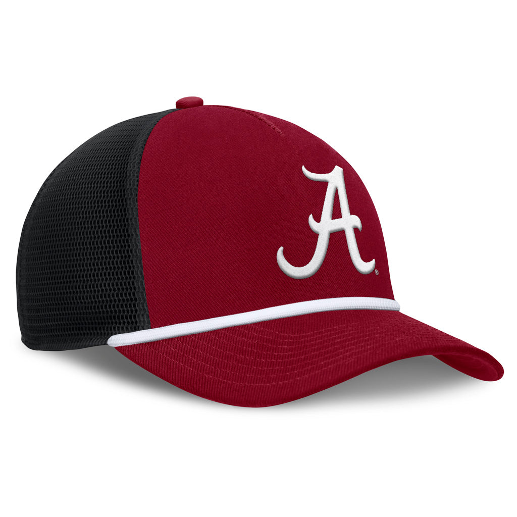 NCAA Alabama Crimson Tide Nike Primary Logo Snapback Trucker Hat - Maroon