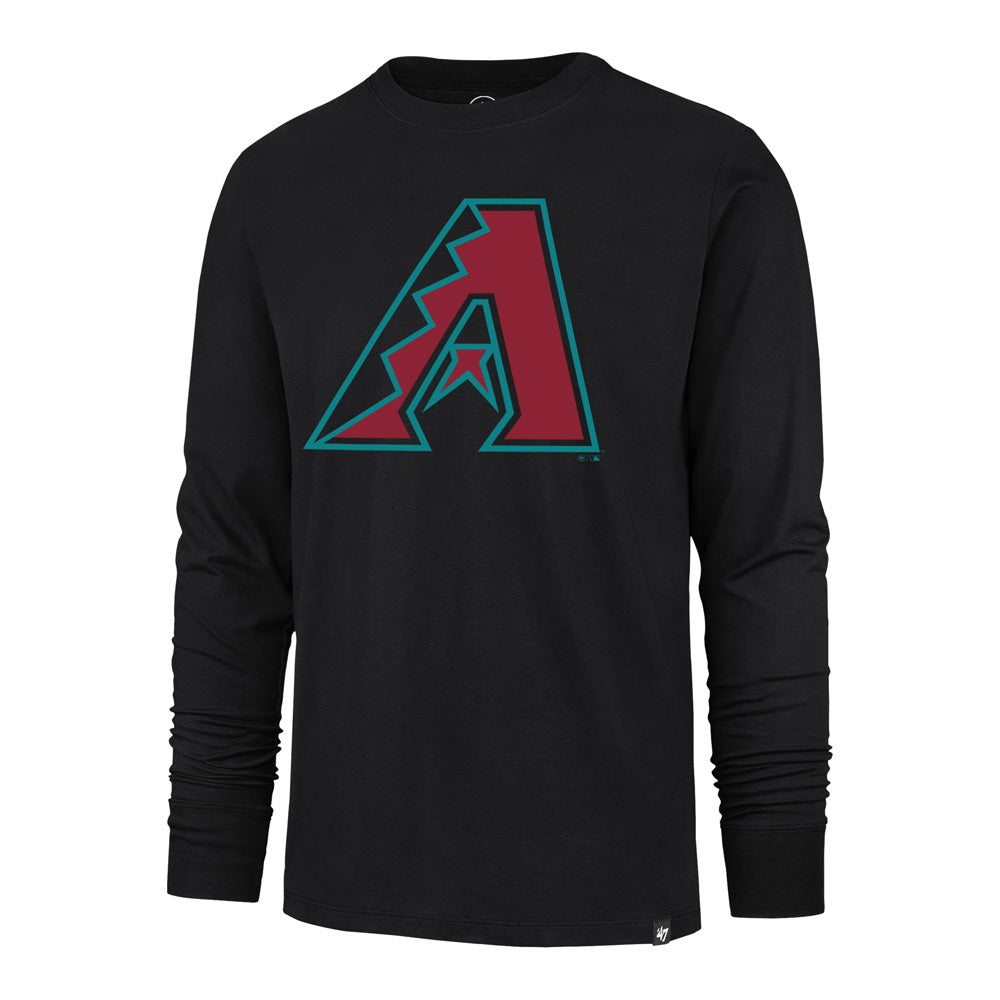 MLB Arizona Diamondbacks '47 Imprint Franklin Long Sleeve T-Shirt - Black
