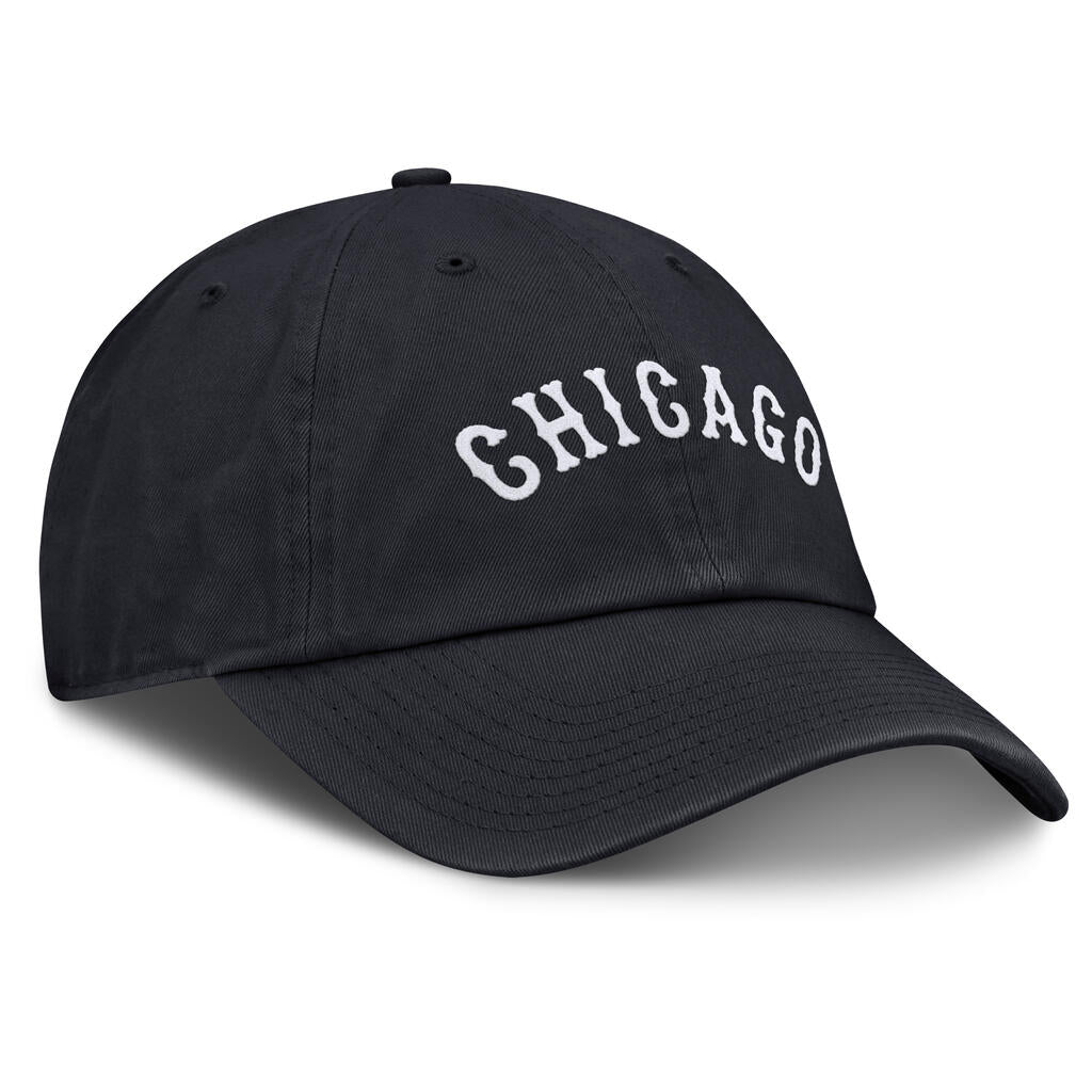 MLB Chicago White Sox Nike Cooperstown Wordmark Adjustable Slouch Hat - Navy