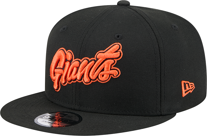 MLB San Francisco Giants New Era 2025 City Connect Fan Pack 9FIFTY Snapback Hat - Black