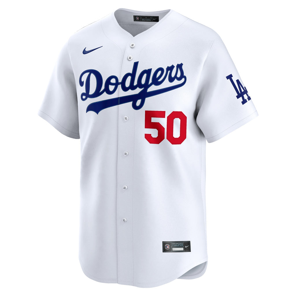 MLB Los Angeles Dodgers Mookie Betts Nike Home Limited Jersey - White