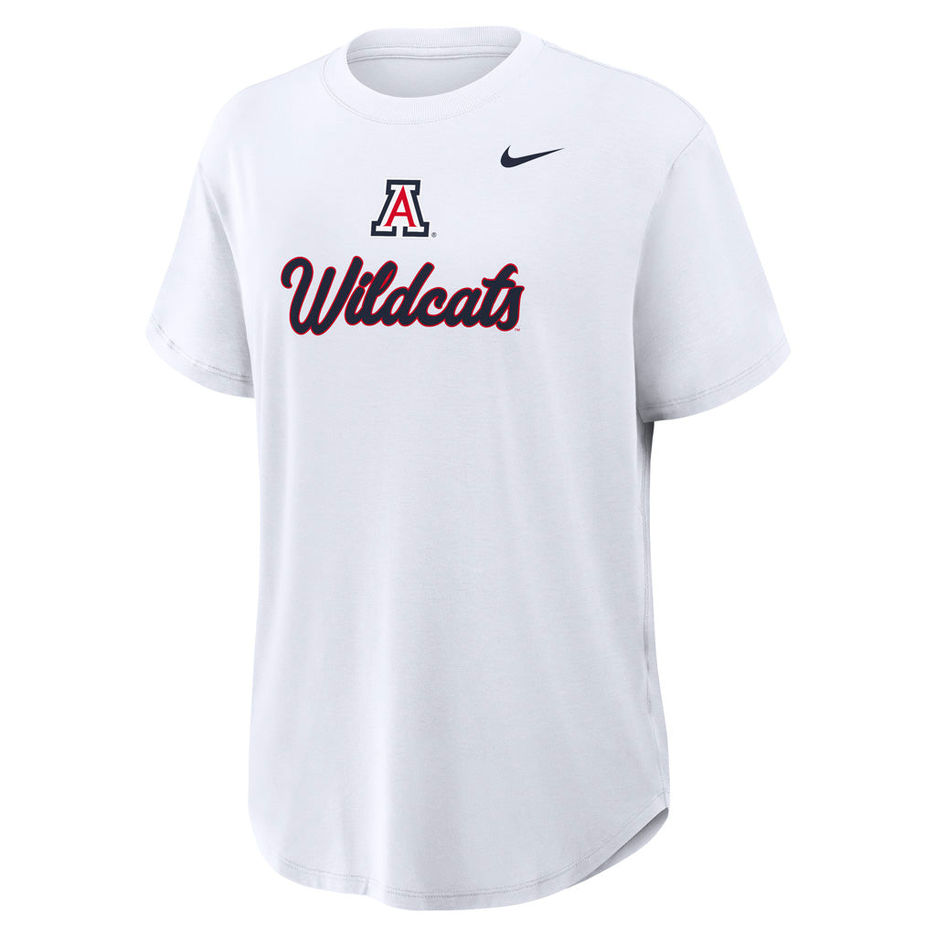 NCAA Arizona Wildcats Women's Nike One Dri-Fit Loose Top - White