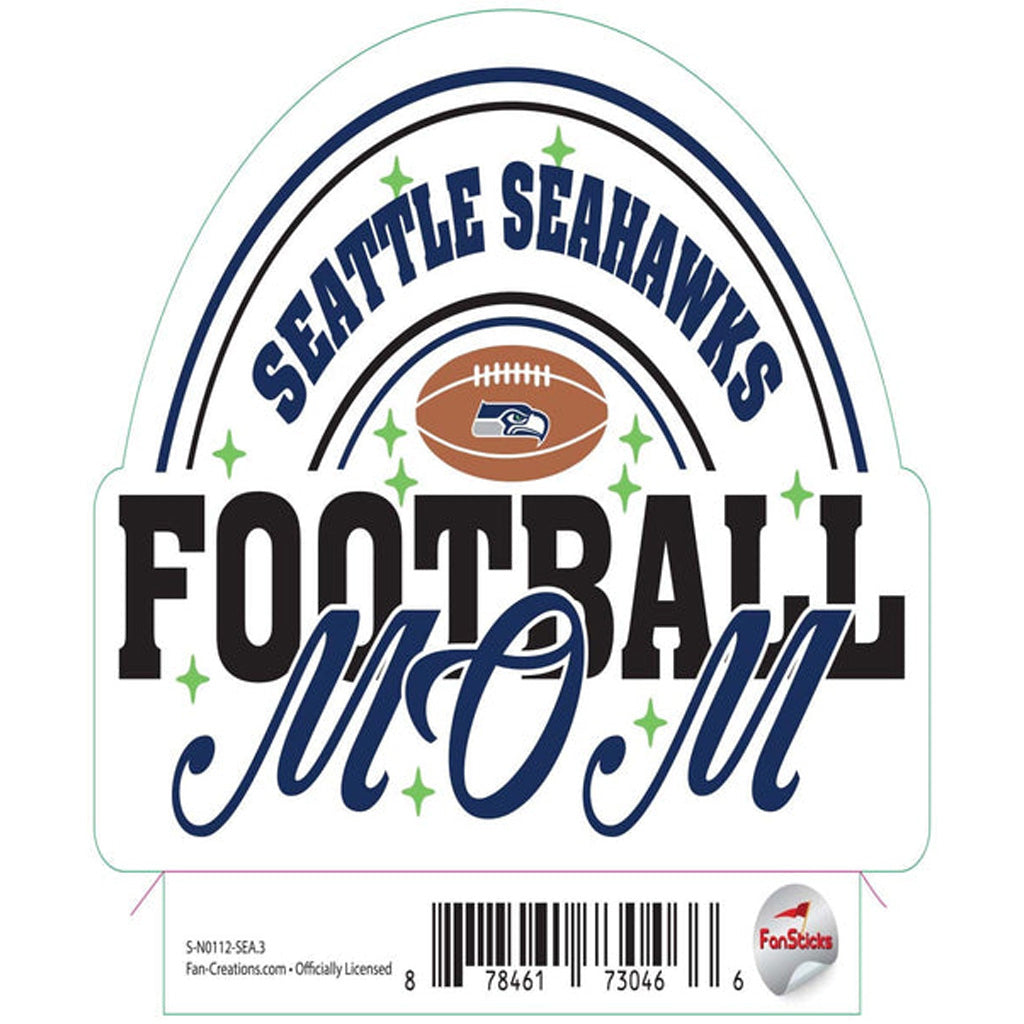 NFL Seattle Seahawks Fan Creations Mom Sticker