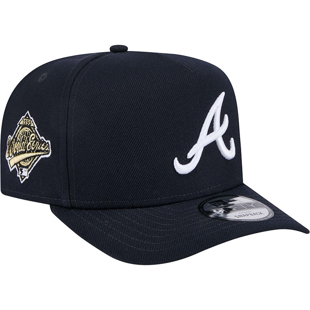 MLB Atlanta Braves New Era OTC 9FIFTY A-Frame Hat - Navy