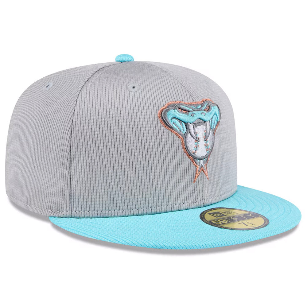 MLB Arizona Diamondbacks New Era 2025 Graphite Batting Practice 59FIFTY Fitted Hat - Graphite
