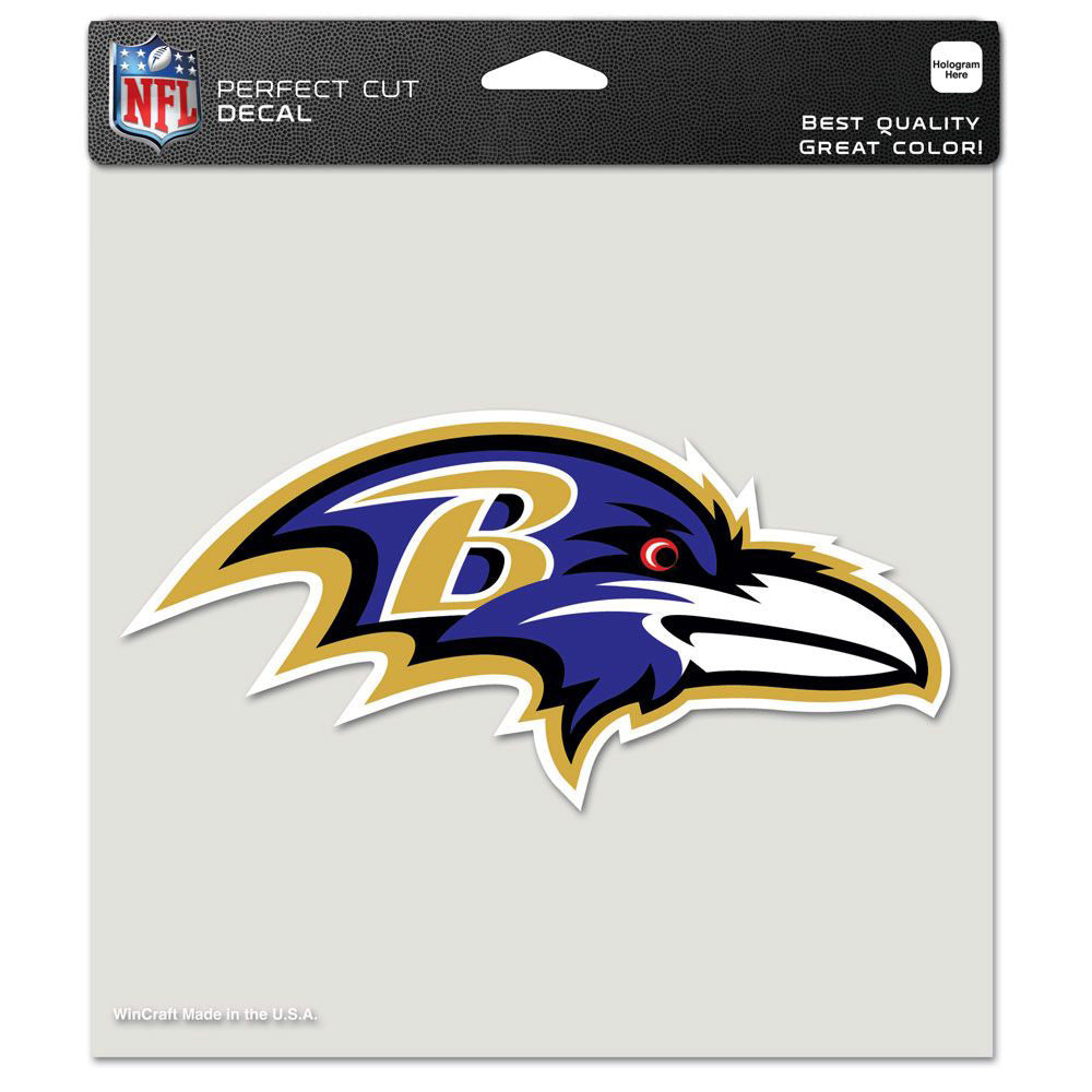 NFL Baltimore Ravens WinCraft 8&quot; x 8&quot; Logo Decal