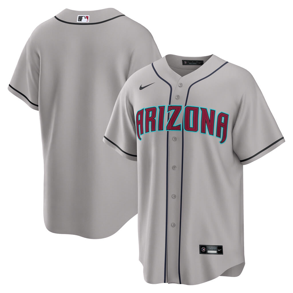 MLB Arizona Diamondbacks Nike Road Official Replica Jersey - Gray