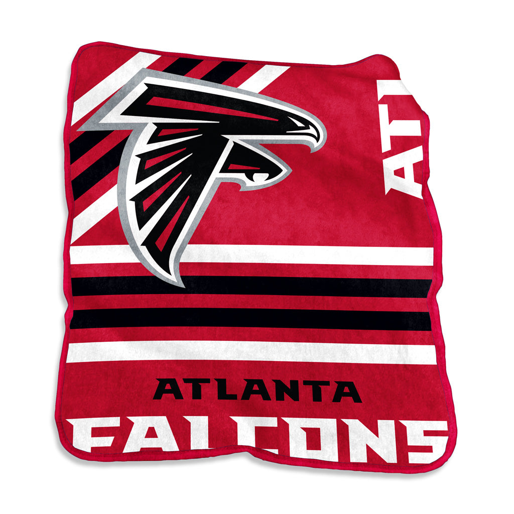 NFL Atlanta Falcons Logo Brands 50" x 60" Raschel Blanket - Red