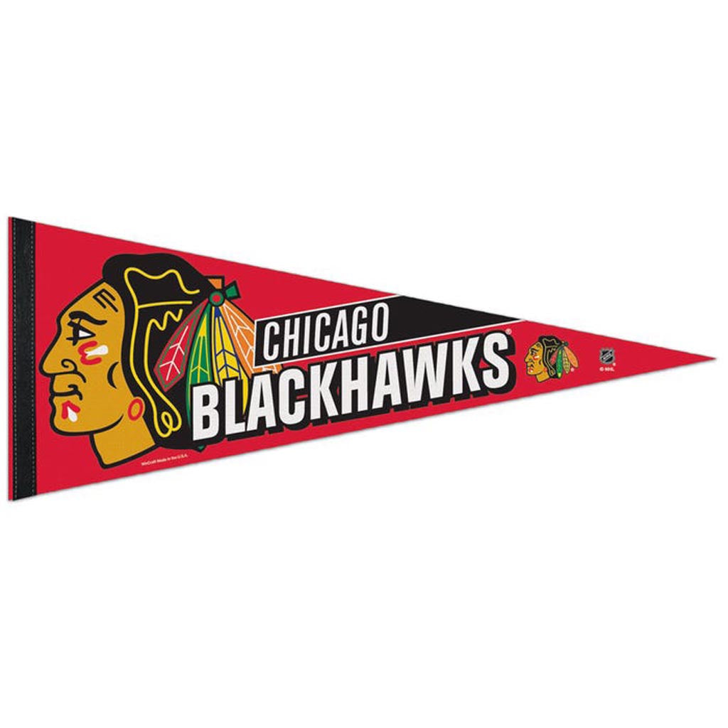 NHL Chicago Blackhawks WinCraft Stripe Premium Pennant