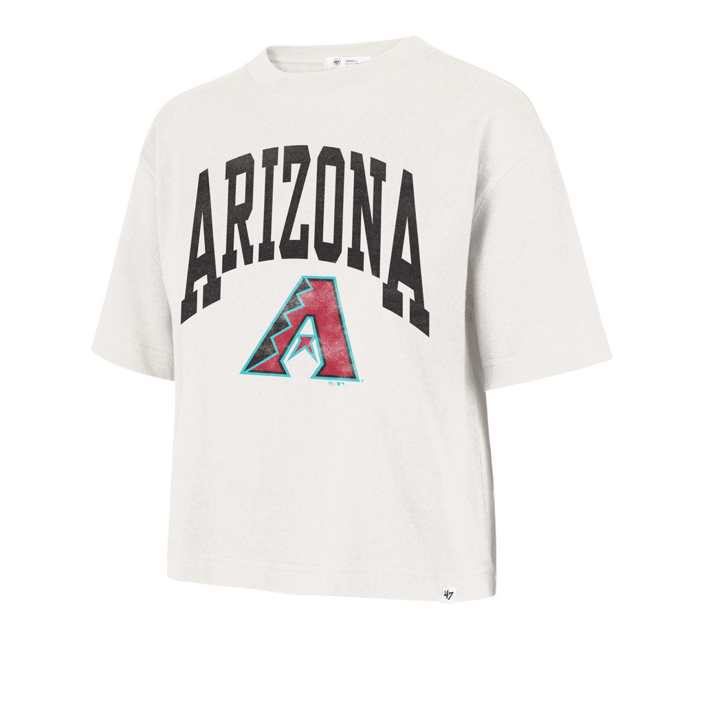 MLB Arizona Diamondbacks Women's '47 Coop Shale City T-Shirt - Sand