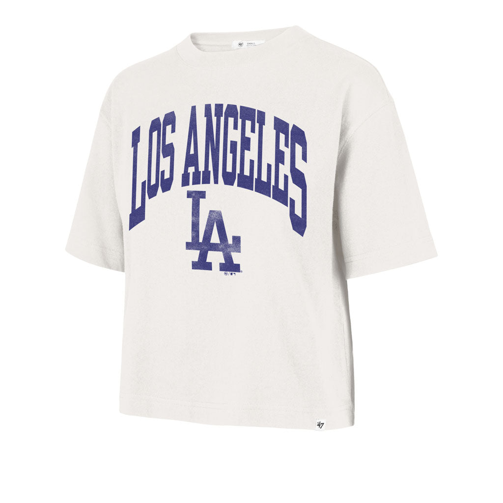 MLB Los Angeles Dodgers Women's '47 Shale City T-Shirt - Sand