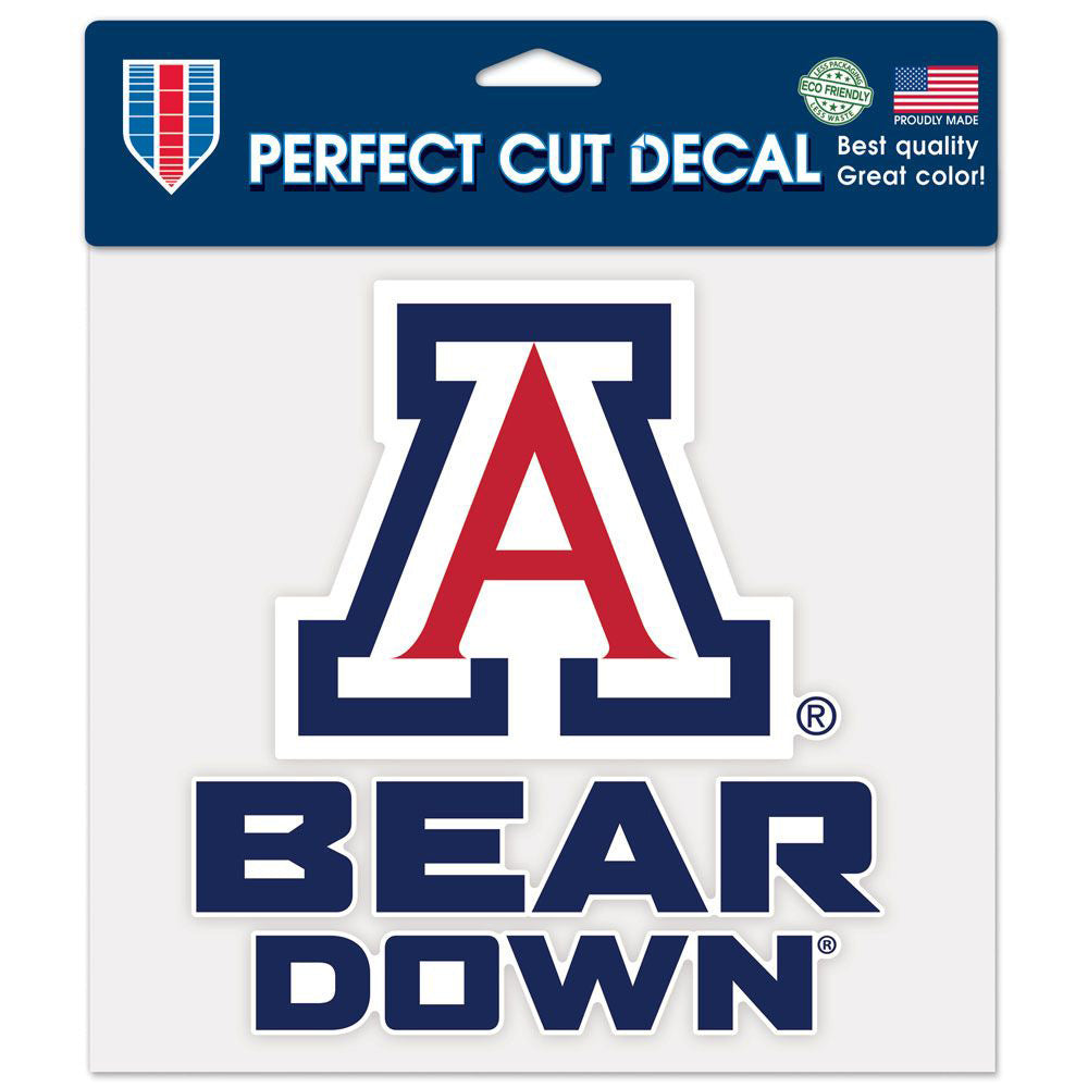 NCAA Arizona Wildcats WinCraft 8&quot;x8&quot; Slogan Decal