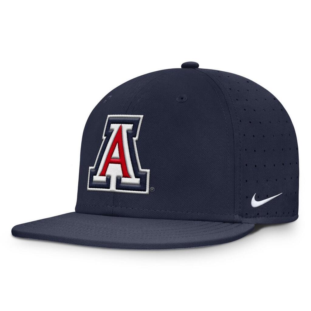 NCAA Arizona Wildcats Nike Primary Logo Aerobill Fitted Hat - Navy