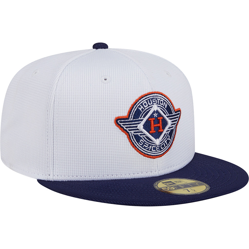 MLB Houston Astros New Era 2025 City Connect Batting Practice 59FIFTY Fitted Hat - White