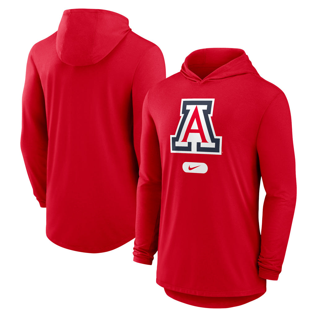 NCAA Arizona Wildcats Nike Lightweight Pullover Hoodie