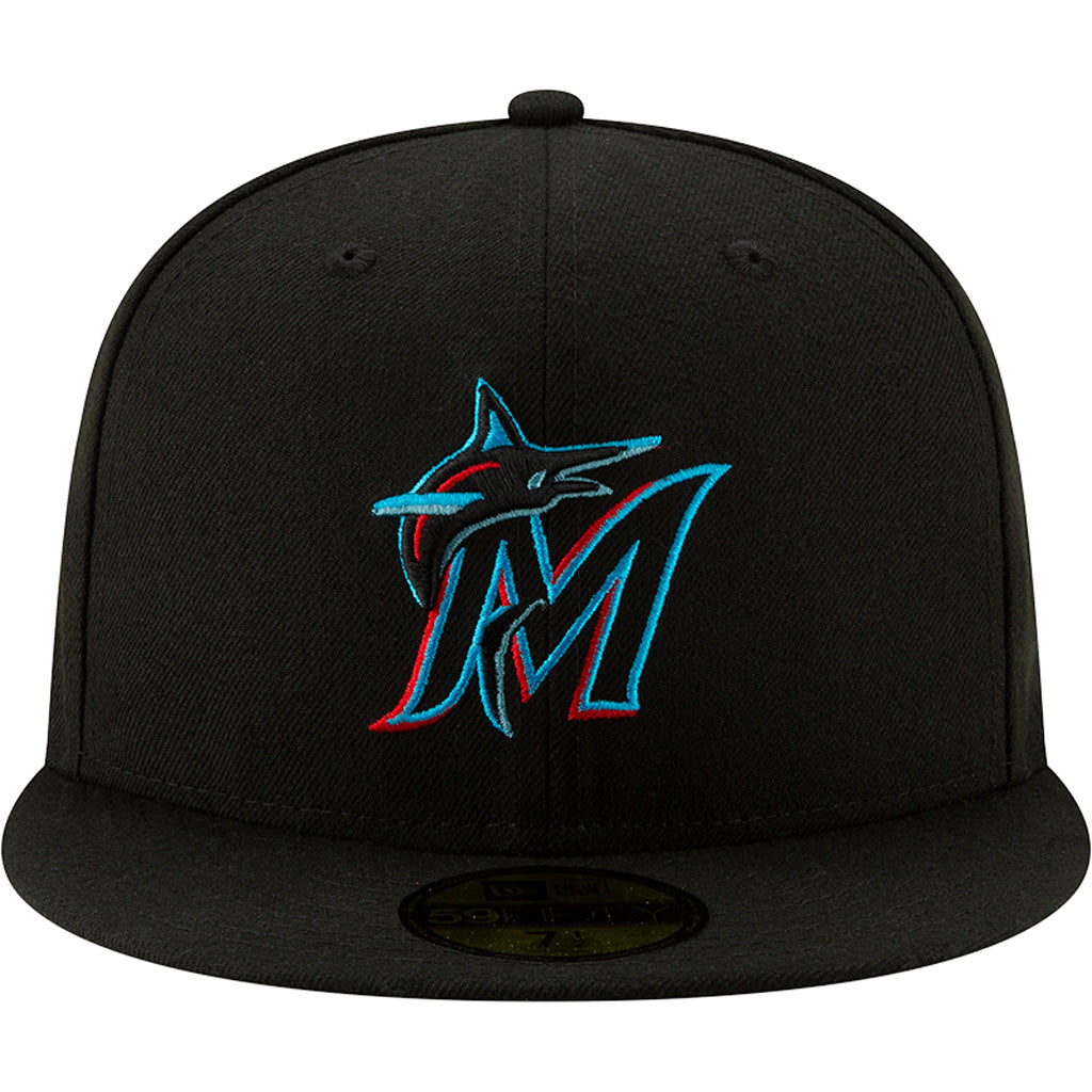 MLB Miami Marlins New Era Authentic Collection Game On-Field 59FIFTY Fitted Hat - Black